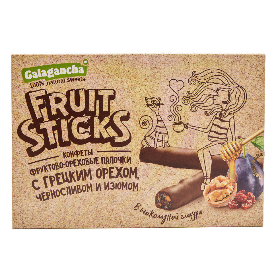  Берестов КРАФТ Fruit Stiсks с черносливом и грецким орехом, 175г в Ульяновске