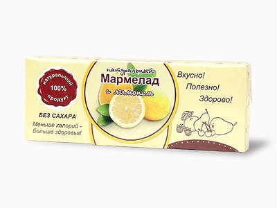  Мармелад натуральный "Лимон" 140г в Ульяновске