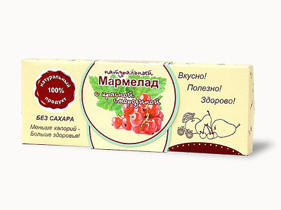  Мармелад натуральный "Красная смородина" 140г в Ульяновске