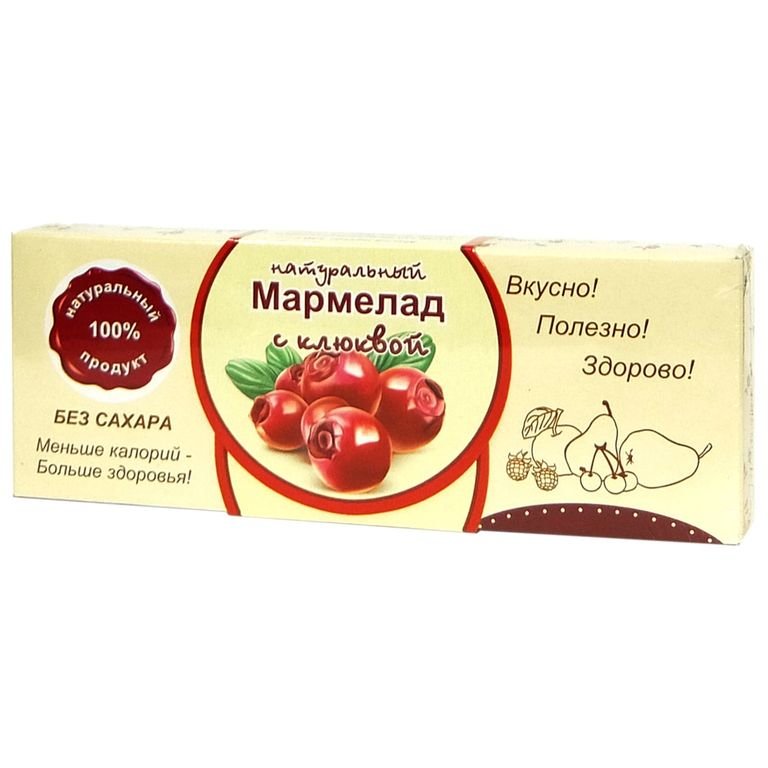  Мармелад натуральный "Клюква" 140г в Ульяновске