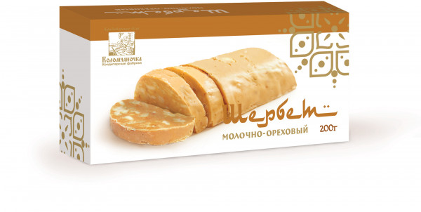 №1 Шербет МОЛОЧНО-ОРЕХОВЫЙ, 200г в Ульяновске