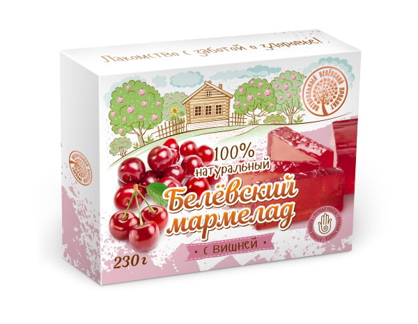 №2 Мармелад белевский "Вишня" 230г в Ульяновске