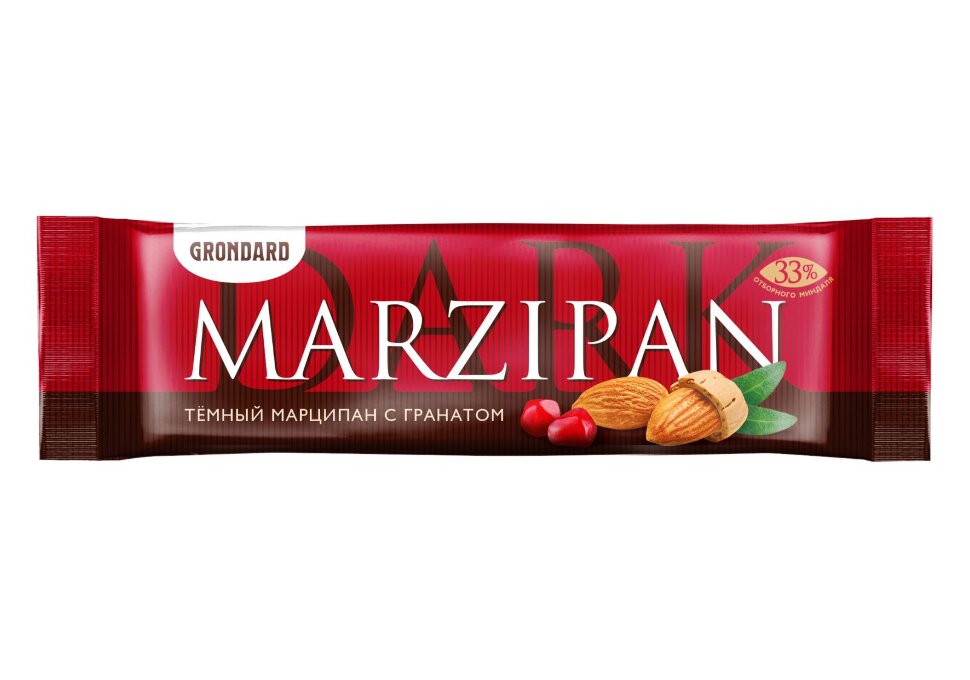  TM Grondard     (10973) Батончики глазированные Марципановые ГРАНАТ, (24шт по 50г)       в Ульяновске
