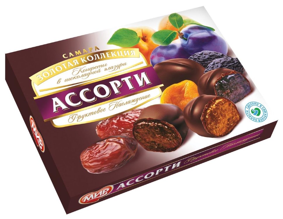  КФ МИР Фруктовое наслаждение (набор шоколадных конфет) 170г в Ульяновске